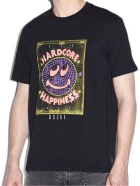 Ksubi Men’s Black Hardcore Kash Tee
